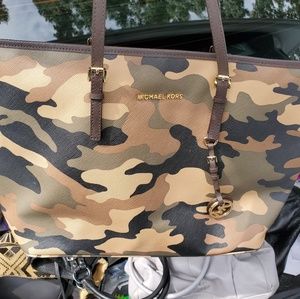 Michael Kors limited edition camo tote